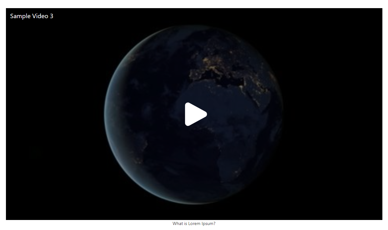 Video Embed using File Viewer webpart in SharePoint Online Modern Page